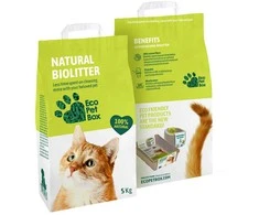 Group Ecobox Ou Eco Pet Box Natural Biolitter ant šieno ir medžio granulių 5kg