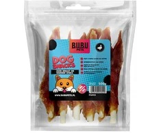 HiBrand Sp. z o.o. Bubu Pets antis ant žaliavinės odos lazdelių 500g