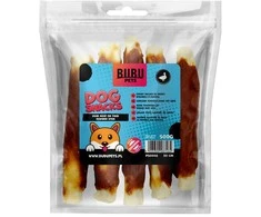 HiBrand Sp. z o.o. Bubu Pets antis mėsa ant storos žaliavinės odos lazdelės 20cm 500g