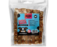 HiBrand Sp. z o.o. Bubu Pets ėrienos ir menkės minkšti gabaliukai 500g