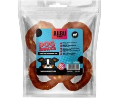 HiBrand Sp. z o.o. Bubu Pets ėrienos mėsa ant žalių odų žiedo 500g
