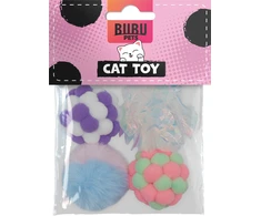 HiBrand Sp. z o.o. Bubu Pets įvairūs kamuoliukai katėms 4 vnt.
