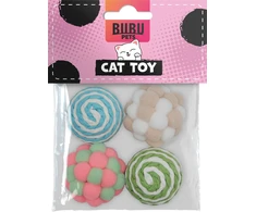 HiBrand Sp. z o.o. Bubu Pets įvairūs kamuoliukai katėms 4 vnt.