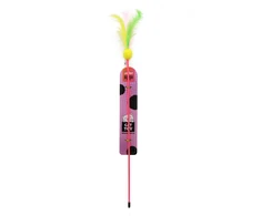 HiBrand Sp. z o.o. Bubu Pets katės meškerėlė su kamuoliuku ir plunksna 57 cm (asorti)