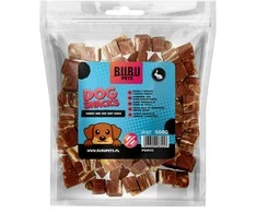 HiBrand Sp. z o.o. Bubu Pets skanėstas šunims triušių ir menkių kubeliai 500g