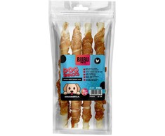 HiBrand Sp. z o.o. Bubu Pets vištienos vyniotiniai ant žalios odos lazdelės 500g