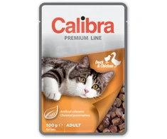 NOVIKO Animal Health s.r.o. Calibra Cat Premium Adult antiena ir vištiena 100g