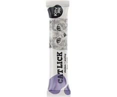 Petfest Kitty Joy Kitty Joy kačių laižomas kremas su vištiena ir šukutėmis 4x15g