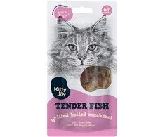 Petfest Kitty Joy Tender ant grotelių keptos skumbrės natūralus skanėstas katėms 25g