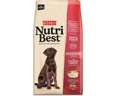 Picart Nutribest Adult Sensitive lašiša ir ryžiai šunų maistas 15kg