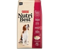Picart Nutribest suaugusių vištienos ir ryžių šunų maistas 3kg