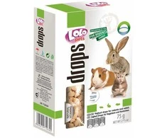 Pw Hobby LoLo Pets Drops skanėstai graužikams su jogurtu 75g