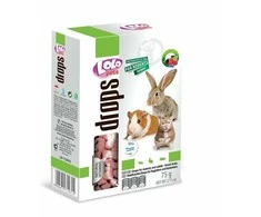 Pw Hobby LoLo Pets Drops skanėstai graužikams su miško uogomis 75g
