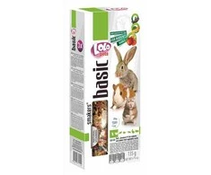 Pw Hobby LoLo Pets Smakers 3in1 skanėstų lazdelės graužikams su daržovėmis, vaisiais ir saldžiavaisio pupmedžio pupelėmis 3 vnt 1