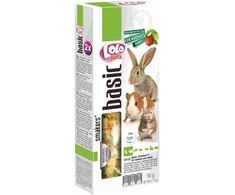 Pw Hobby LoLo Pets Smakers lazdelės graužikams ir triušiams gydyti su obuoliais 2 vnt 90g