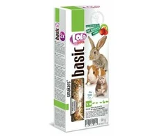 Pw Hobby LoLo Pets Smakers lazdelės graužikams ir triušiams gydyti su vaisiais 2 vnt 90g