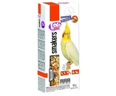 Pw Hobby LoLo Pets Smakers lazdelės nimfoms kakadu gydyti su riešutais 2 vnt 90g