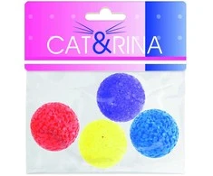 Rinaldo Franco Spa Cat &amp; Rina rutuliai su varpeliais katėms 4vnt