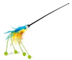 Rinaldo Franco Spa Cat &amp; Rina žaislas su plunksnomis katėms 55cm