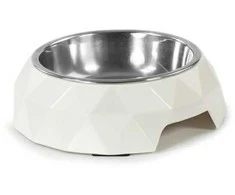 Rinaldo Franco Spa Record balto melamino pagrindo dubuo šunims ø 22,5cm - 700ml