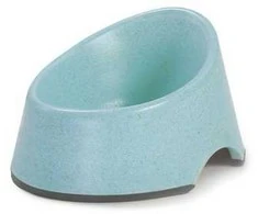Rinaldo Franco Spa Record Bambuko šviesiai mėlynos spalvos dubuo šuniui 12,5x15x8cm