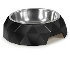 Rinaldo Franco Spa Record juodo melamino pagrindo dubuo šunims ø 14cm - 160ml