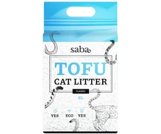 SABA bekvapis tofu kačių kraikas 6L