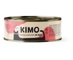 Tropical Kimo vištiena &amp; Mackerel in Jelly konservai katėms 70g