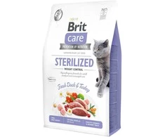 BRIT Care Sterilizuotas svorio reguliavimas begrūdis - sausas kačių maistas - 2kg | Tiekimas