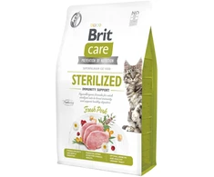 Brit Care Cat GF sterilizuotų kačių imunitetui stiprinti (šviežios kiaulienos) 2kg
