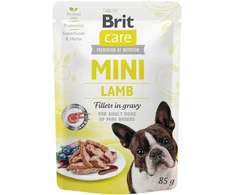 Vafo Praha Sro Brit Care Mini konservai šunims maiš. ėriena fillets in gravy 85 g