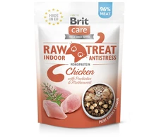 Kačių Skanėstai - Brit Care Raw Treat Indoor &amp; Antistress, Vištiena 40g