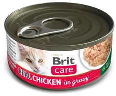 Vafo Praha Sro Brit Care Real vištiena in gravy šlapias pašaras katėms 80g