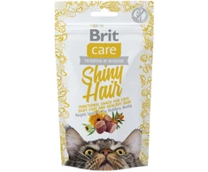 Brit Care Cat Snack SHINY Hair - skanėstas katėms - 50 g