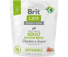 Brit Care Maistas dla Psa Medium Vištiena Owady 1kg