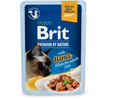 Brit Premium Delicate Fillets in Gravy su tunu 85 g
