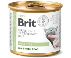 Brit GF Veterinary Diets konservai katėms Diabetes 200g