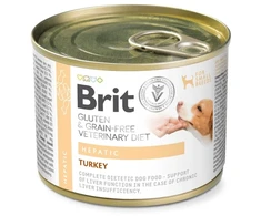Vafo Praha Sro Brit Veterinary Diet Hepatic šlapias pašaras šunims 200g