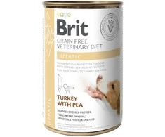 Brit GF Veterinary Diets konservai šunims Hepatic 400g