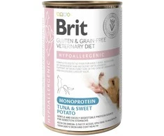 Brit GF Veterinary Diets konservai šun. Hypoallergenic Monoprotein Tuna 400g