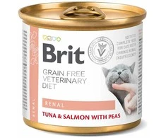 Brit GF Veterinary Diets konservai katėms Renal 200g