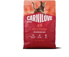 Vafo Praha Sro Carnilove Active jautiena &amp; Venison Adult Sterilised kačių pašaras 2kg