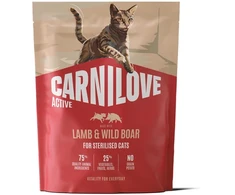 Vafo Praha Sro Carnilove Active su ėriena ir šerniena Adult Sterilised kačių maistas 0,4kg