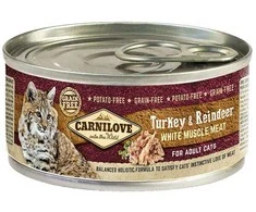 Carni Love Cat konservai katėms kalakutiena&amp;elniena 100g