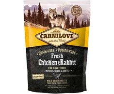 Carni Love Dog šviežia vištiena ir triušis suaugusiems 1,5kg