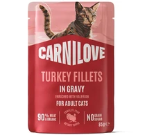 Vafo Praha Sro Carnilove kalakutiena Gravy with Valerian drėgnas pašaras katėms 85g
