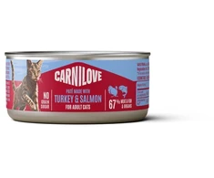 Vafo Praha Sro Carnilove kalakutiena &amp; lašiša konservai katėms 100g