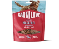 Vafo Praha Sro Carni Love Carnilove Carnilove Dog Crunchy Snack Mięsne chrupiące przysmaki šunims su makrelą i malinami 200 g