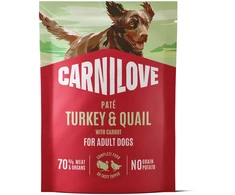 Carni Love Carnilove Dog Pouch Konservai šunims kalakutiena i przepiórka su marchwią 300g