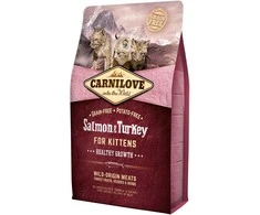 Carni Love Cat su lašiša ir kalakutiena for Kittens 2kg